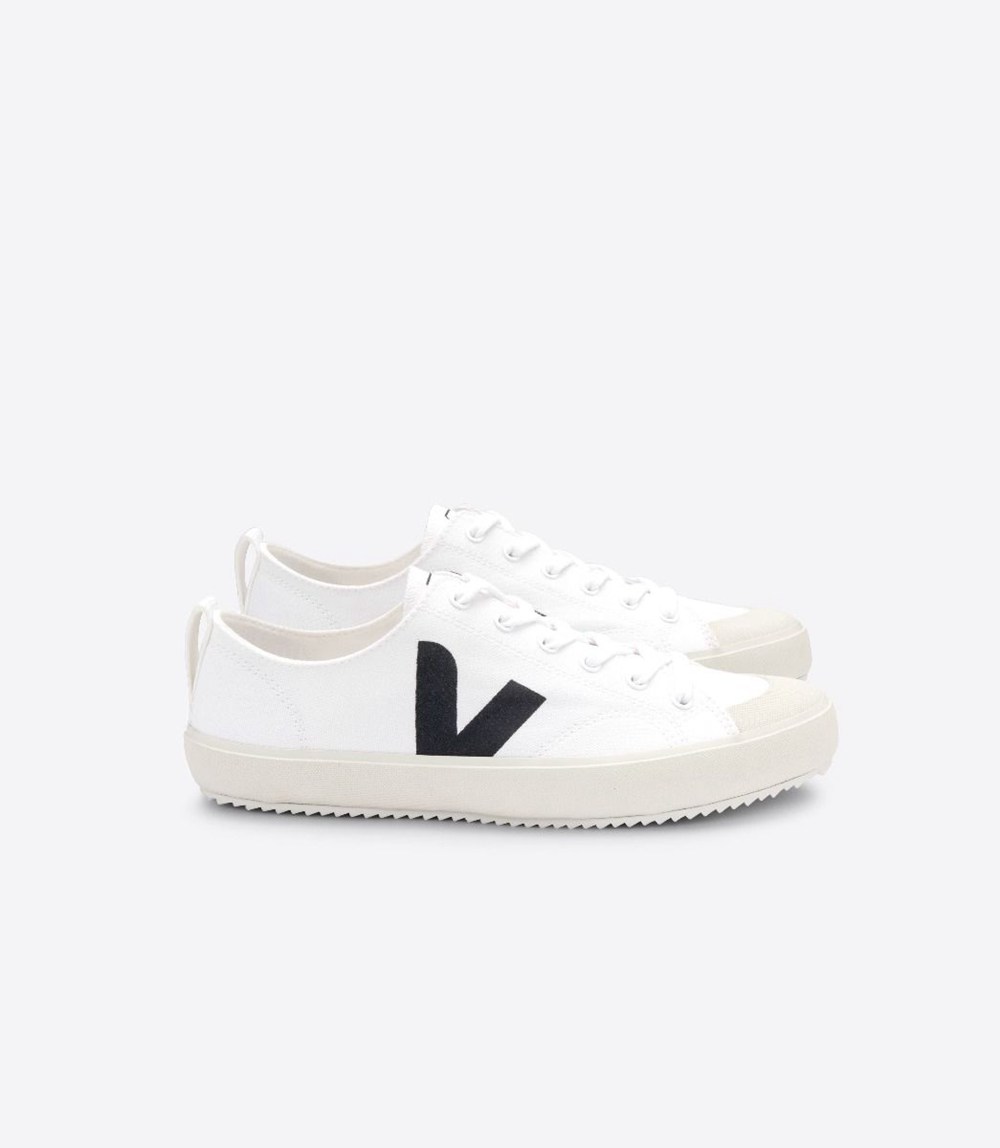 Veja Sneakers Womens - Nova Canvas - White/Black - 5413MOTHY